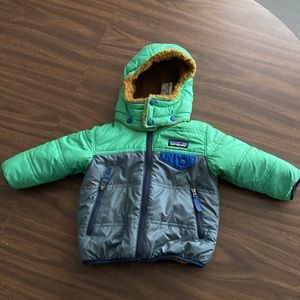 Patagonia Reversible Tribbles Hooded Jacket - Toddler baby 6-12 m